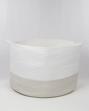 Load image into Gallery viewer, Cotton Basket with Contrasting Handles