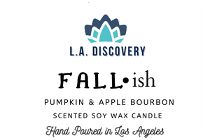 L.A. Discovery candles 'Fall*ish' Scented Candle | Apple Bourbon + Pumpkin Spice