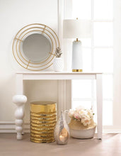 Load image into Gallery viewer, LA Discovery Gold Textured Stool