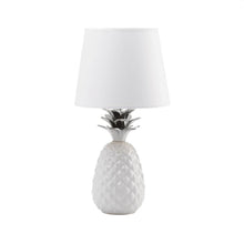 Load image into Gallery viewer, LA Discovery Silver Topped Pineapple Table Lamp