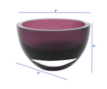 Load image into Gallery viewer, Jack Badash Purple Crystal Bowl - Mouth Blown in Europe | Sustainable Kitchen Decor