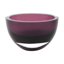 Load image into Gallery viewer, Mouth-Blown-Purple-Crystal-Bowl-sustainble-home-decor-la-discovery-shop 