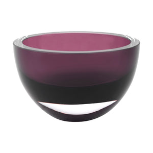 Mouth-Blown-Purple-Crystal-Bowl-sustainble-home-decor-la-discovery-shop 