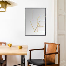 Load image into Gallery viewer, love-layerd-wall-mirror-styled-dining-room-wooden-chair-wooden-table-yellow-mugs-la-discovery-shop