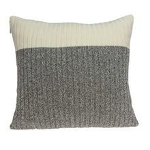 Load image into Gallery viewer, Square Gray And White Sweater Design | Pillow Cover