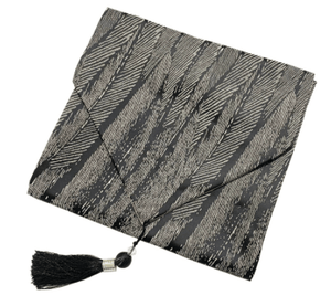 L.A. Discovery 33x200 cm / black Table Runner Cloth - Feather Flock Design