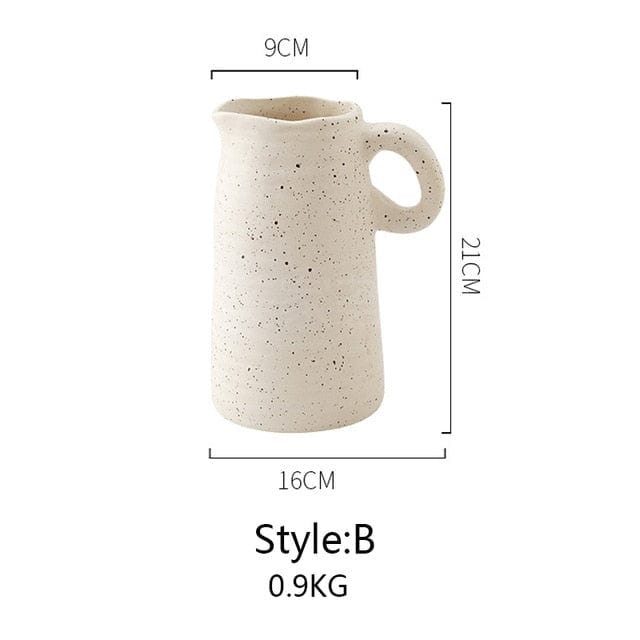 L.A. Discovery b Luxe Modern Ceramic Decorative Vase