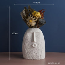 Load image into Gallery viewer, L.A. Discovery Billy &#39;Face Off&#39; Ceramic Abstract Vase Decor