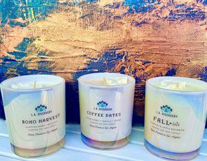 L.A. Discovery candles 'Boho Harvest' Scented Candle | Egyptian Amber + Moon Milk