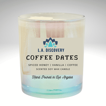 Load image into Gallery viewer, L.A. Discovery candles &#39;Coffee Dates&#39; Scented Candle | Spiced Honey + Vanilla + Fresh Coffee