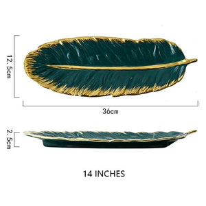 L.A. Discovery Decorative Leaf Tray