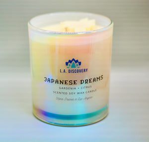 LA Discovery candles 'Japanese Dreams' Scented Candle | Gardenia + Citrus