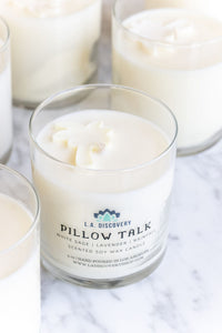 LA Discovery candles 'Pillow Talk' Scented Candle | White Sage + Lavender + Rainfall