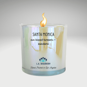 LA Discovery candles Sun kissed Turmeric + Mandarin | Santa Monica Beach Inspired Candle