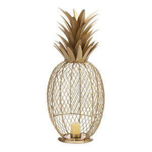 LA Discovery Golden Pineapple Tealight Candle Holder
