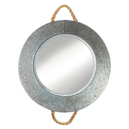 LA Discovery Metal Tin Wall Mirror
