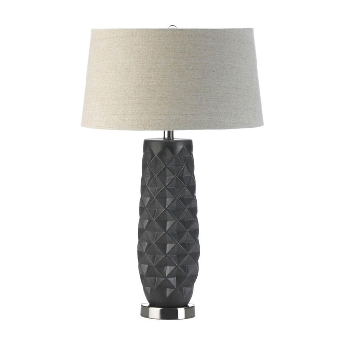 LA Discovery Tao Charcoal Prism Table Lamp