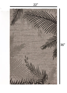Palm Leaves DoorMat Scatter Rug